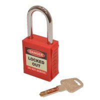 Asec Lockout Tagout Safety Padlock LOTO - Various Colours