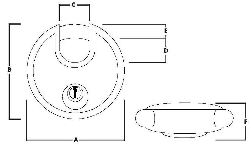 Discus Padlock