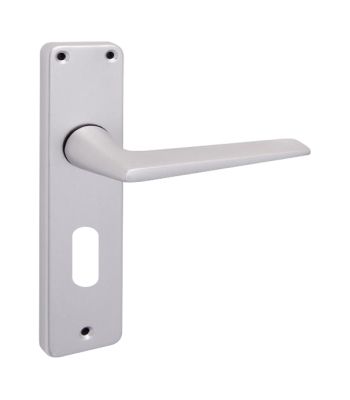 Union 644 Teal Door Furniture Lever Aluminium