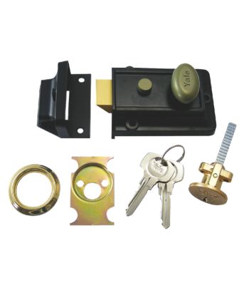 Yale 99Z Cylinder Nightlatch Black Case