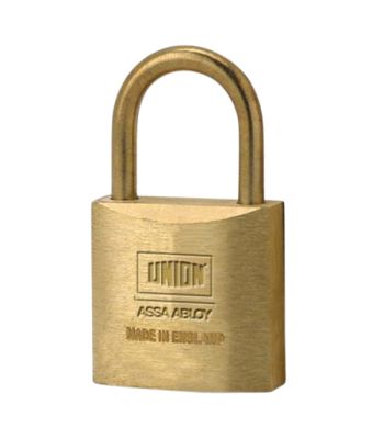 Union 3104 4 Pin Brass Padlock 34mm