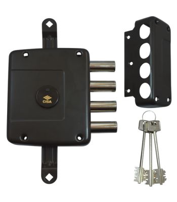 CISA 57120 Multi Point Rim Dead Lock - 4 Dead Bolts