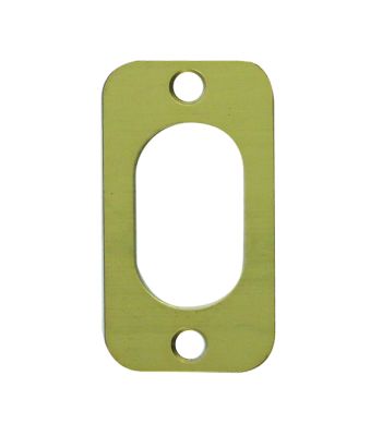 Union Oval Escutcheon Polished Brass