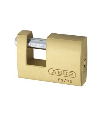ABUS 82 Series Straight Shackle Brass Body Container Shutter Padlock