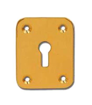 Dortrend Clifford Square Face Fix Escutcheon Brass