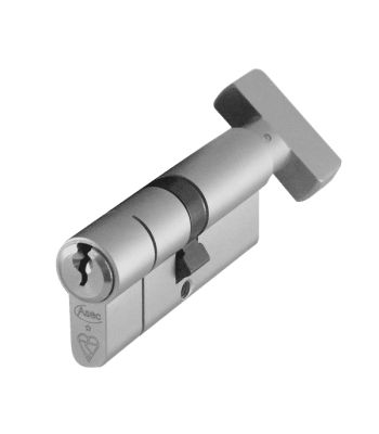 Asec Kite BS Kitemarked Snap Resistant Euro Key and Turn Cylinder