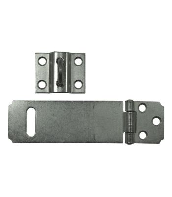 Asec Pressed Steel Safety Hasp and Staple