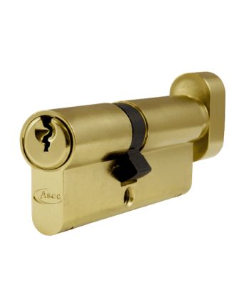 Asec 6 Pin Euro Key and Turn Cylinder Master Keyed