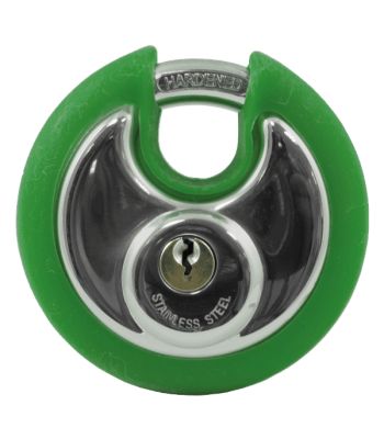 Asec Coloured Bumper Discus Padlocks