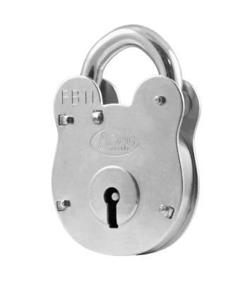 Asec FB11 Fire Brigade Padlock 4 Lever Old English Style