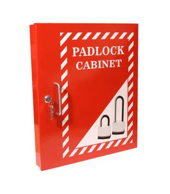 Asec Lockout Tagout Storage Cabinet - Red