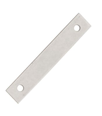 Asec Budget Lock Flat Face Plate - Stainless Steel