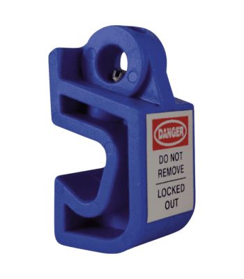 Asec Lockout Tagout Mini Circuit Breaker - Blue