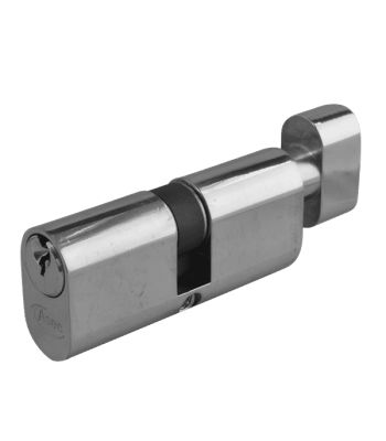 Asec 6 Pin Oval Key and Turn Cylinder Master Keyed