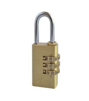 Asec Brass Combination Padlocks