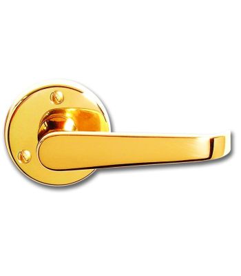 Asec Victorian Door Furniture Lever on Rose Straight Handle