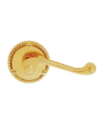 Asec Georgian Door Furniture Handle on Round Rose