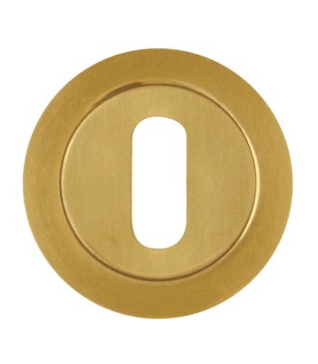 Asec Concealed Fixing Escutcheon Brass