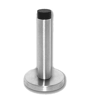 Asec Wall Door Stop with Rose Stainless Steel 75mm