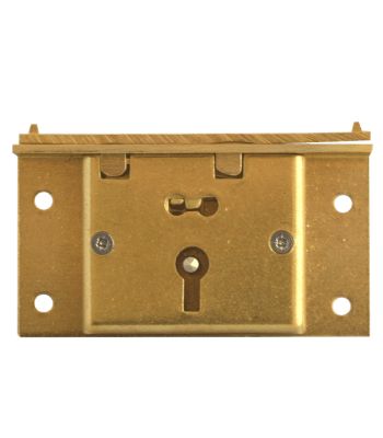 Asec 48 - 4 Lever Box Lock in Brass