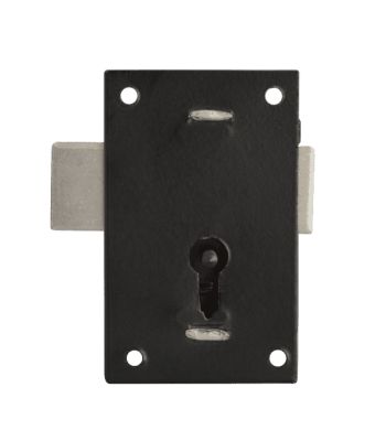 Asec 150 - 1 Lever Straight Cupboard Lock in Black