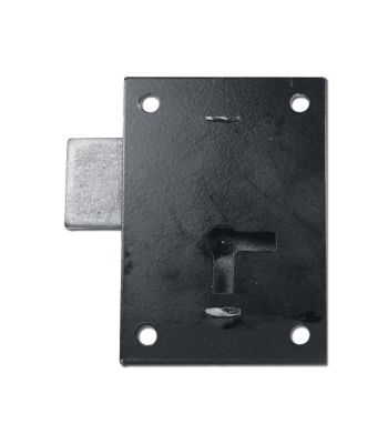 Asec 155 - 1 Lever Straight Cupboard Lock in Black