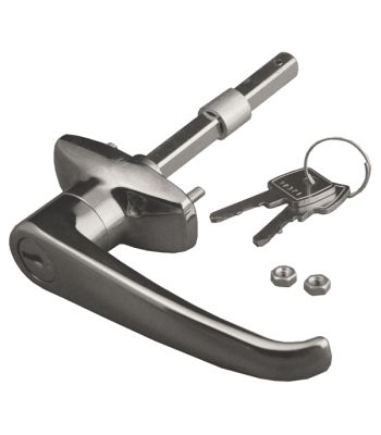 Garador Garage Door Handle - Car Type Chrome Plated