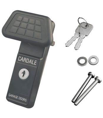 Cardale Locking Garage Door Handle Black