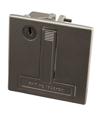 Henderson Flush Anti Vandal Garage Door Handle for Merlin Doors Silver