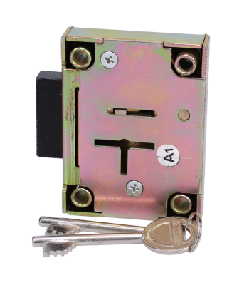 Asec 7 Lever Safe Lock Zinc Plated