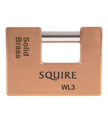 Squire WL1 WL2 WL3 5 Pin Straight Shackle Padlock