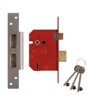 Union 2234E 5 Lever British Standard BS3621:2007 Sashlock