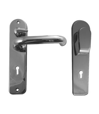 Yale B-3R35-R Door Furniture Lever Handle Satin Chrome