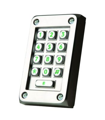 Paxton 521-715 Vandal Resistant Stainless Steel Keypad for Switch2 and Net2