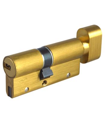 CISA Astral S BS Anti Bump and Snap Key/Turn Euro Cylinders Brass
