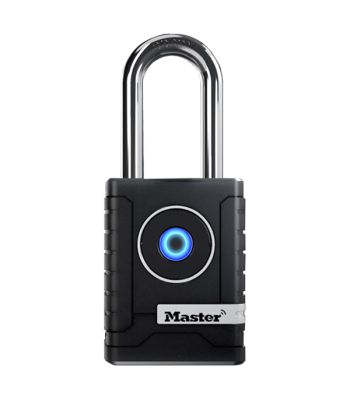 Master Lock BlueTooth Padlock for External use with Long Shackle
