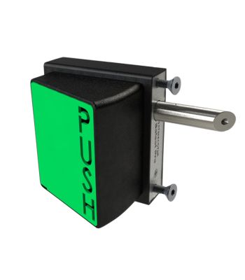 GATEMASTER Bolt on Gate Latch Key Entry PushPad Exit - SBQEKGL