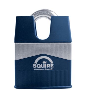 Squire Warrior 45C 55C 65C Closed Shackle Padlocks with Armoured Steel Body