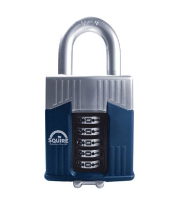 Squire Warrior Combi 45 55 65 Combination Padlocks with Hardened Steel Shackle