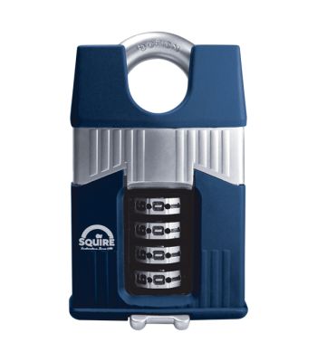Squire Warrior Combi 45C 55C 65C Closed Shackle Combination Padlocks