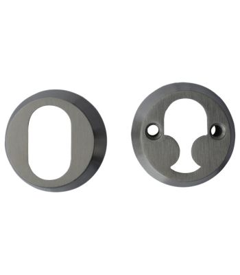 Skanex Escutcheon for Scandinavian Cylinders - Stainless Steel