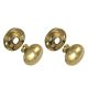 Legge 472 Round Knob Turn Brass