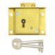Union 4046 Till and Drawer Lock in Brass