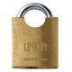 Union 3142 5 pin Brass Padlock Closed Shackle 52mm