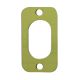 Union Oval Escutcheon Polished Brass