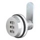 Asec 3 Dial Combination Cam Lock