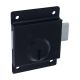 Asec Shed Press Lock 75mm in Black