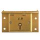 Asec 48 - 4 Lever Box Lock in Brass