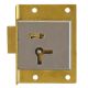 Asec 1 Lever Drawer and Till Lock in Brass