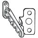Roto Tilting Window Restrictor and Plate - 5ROT0086